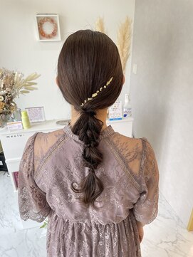 ミュール(meulu-) 編み下ろしアレンジ