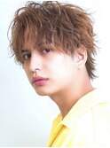 ツーブロック束感人気センターパート
