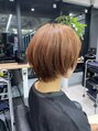 フラミューム 蒲田店(flammeum)&nbsp;ショートレイヤーオレンジカラー
