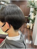刈り上げマッシュショート