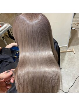レガシーヘアーデザイン(Legacy hair design) 髪質改善水素カラー★コットンベージュ