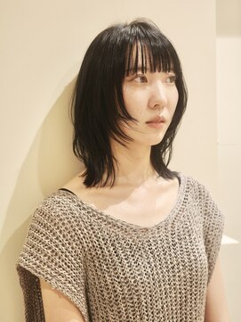 ネロ ヘアサロン ネイビー 渋谷(NERO HAIRSALON NAVY) 【赤津美奈】レイヤーカット　ミディアム