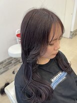 ヘアーアンドエステ ハラダ 滝ノ水店(Hair&Esthe Harada) 暗髪カラー／ディープラベンダー／ブリーチなしカラー