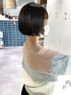 オーシャン(Ocean) ［Ocean Hair&Life 水田］パツっとミニボブ/ボブ/切りっぱなし