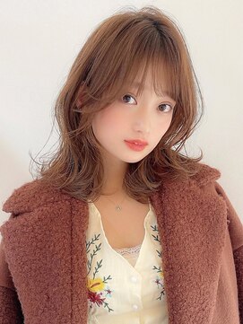 アグ ヘアー アソル 都城東町店(Agu hair athol) 《Agu hair》外ハネ×くびれレイヤーミディ