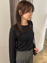 シテン(SITEN) チョコレートブラウン/前髪カット/アッシュブラウン