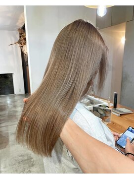 アンボス(Ambos) ミルクティーベージュ/髪質改善/浜松/アンボス