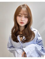 ロンドアンメゾン 原宿(Lond un Maison.)&nbsp;△ウェーブミディアムメルティカラー×レイヤーカット韓国(原宿)