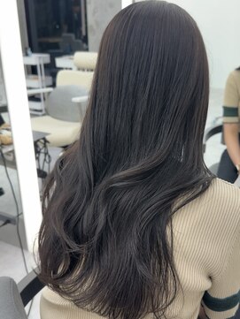 ビューブルー 亀戸錦糸町(VIEW BLUE) ◎美髪カールシアーカラーグレージュロングセミディ