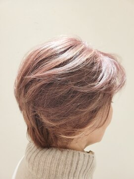 松本平太郎美容室 国立店 ショートレイヤー×イノアカラー×ハイライト