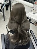オリーブグレージュ  グレージュ  赤み消しカラー
