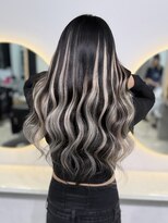 ラピス 福岡天神店(Lapis)&nbsp;ホワイトグレーハイライト