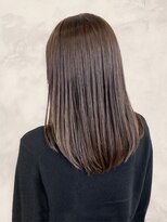 リ ヘアケア(Re hair care)&nbsp;美髪縮毛矯正×ストレートロングアッシュグレージュ小顔秋カラー