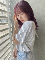 グローバルヘアー バランス(global hair BALANCE) 10代20代 ピンクカラー/ピンク/ブリーチ有り