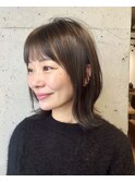 くびれボブショートバング