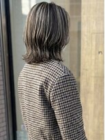 ニコリヘアワークス(nicori hair works)&nbsp;ミディアム×レイヤー×ハイライト1