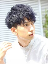 バイエイト(X８)&nbsp;ブルーブラックで染めた爽やかショート