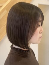 レリコ ニド(Relico-nid) 髪質改善20代30代 大人可愛い垢抜け前下がりボブ