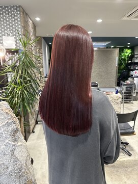 ポラリス(Polaris) カシスピンクカラー 暖色系カラー得意です!