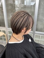 メロ 恵比寿(melo)&nbsp;大人ショート　白髪ぼかし　脱白髪染め　ハイライト30代50代60代