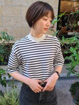 トゥルー(TRUE.) 耳かけも可愛い大人ショートボブ