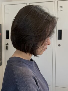 ラフ 立川(Laff) 大人ボブ　切りっぱなしボブ　レイヤーボブ　縮毛矯正　髪質改善