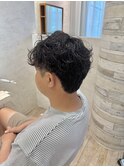 無造作クシャッとシャドウパーマ
