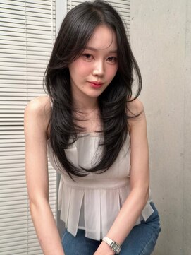 コードライン 仙台店(CODE.LINE) 《CODE.LINE》黒髪ゆるふわロングレイヤー