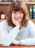 ツヤ感と毛先の動きで可愛らしさ[藤沢駅]