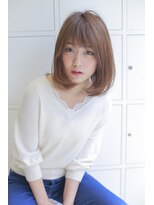 フラップ(FLAP)&nbsp;【FLAP】 シースルーバングのワンカールボブ　MAO