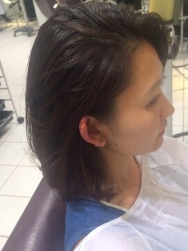 アンス 大阪梅田(ANs.) 20代30代大人ボブ、ボブディ、ツヤ感、黒髪、イノアカラー