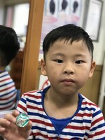 ヘア アンジェ(hair Ange) お子様のクセ毛ナチュラルツーブロック