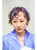 ヘアーアスクアドア(hair ask Adore) 透明感バイオレット系カラー！！！