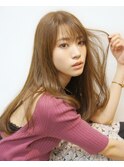 ツヤっぽカラー&ナチュラルロング【前田泰助】