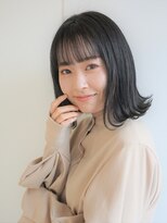 マイロ(mailo) 切りっぱなしボブ×外ハネパーマ