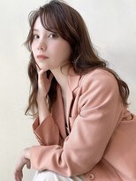 カナン 銀座(CANAAN)&nbsp;ふわふわパーマ風ローレイヤー　ふんわりピンクブラウン