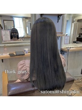 ワット 原宿店(W) 原宿髪質改善ベージュカラーブリーチなし韓国レイヤーハイライト