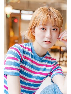 レニーバイエース(LANY by ACE) 【LANY横浜】オレンジブラウン×ハンサムショート