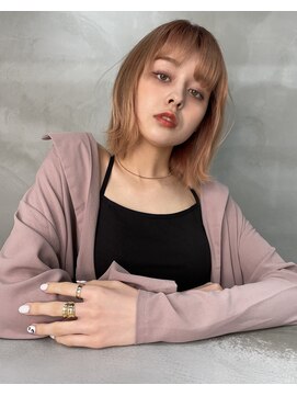 ロンドプロフィール 浦和(Lond profil) 外ハネゆる巻きボブ
