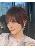 ウザバング　小顔補正立体カット　こなれヘア　おおばたける