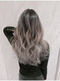 店長今里☆グレーバレイヤージュ☆