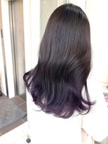 イース バイ アンブルリュクス 北千住(Ease by amble luxe)&nbsp;パープル裾カラー