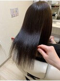 二日市髪質改善 縮毛矯正 インナーカラー ケアブリーチ 韓国ヘア