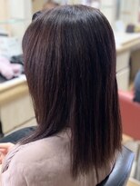 ヘアークリアー 春日部 大人可愛い白髪染めっぽくならないピンクブラウン/30代40代50代