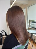 髪質改善ストレート/ニュアンスカラー