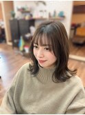 くびれセミディ◎グレージュ