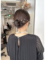シェノン(Chainon.)&nbsp;ヘアアレンジ　カチモリヘア　結婚式ヘア　博多