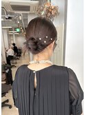 ヘアアレンジ カチモリヘア 結婚式ヘア 博多