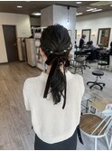 【minim×mio】ローポニーお呼ばれアレンジ