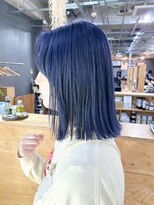 ルーシーバイパム 恵比寿(Lucy by PAM.)&nbsp;ダブルカラーで作るネイビーブルー